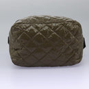 BURBERRY Shoulder Bag Nylon Khaki Auth ti2658-10