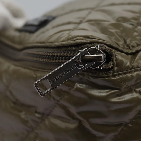 BURBERRY Shoulder Bag Nylon Khaki Auth ti2658