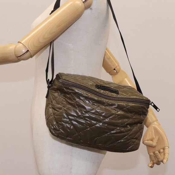 BURBERRY Shoulder Bag Nylon Khaki Auth ti2658