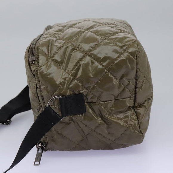 BURBERRY Shoulder Bag Nylon Khaki Auth ti2658