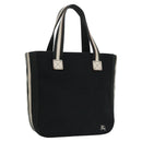 BURBERRY Tote Bag Canvas Black Auth ti2661-1