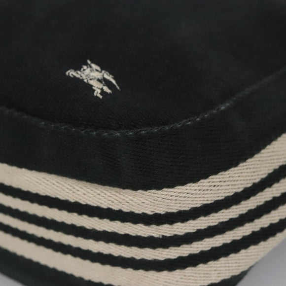 BURBERRY Tote Bag Canvas Black Auth ti2661