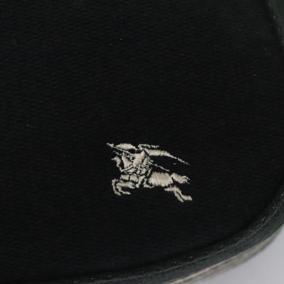 BURBERRY Tote Bag Canvas Black Auth ti2661