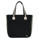 BURBERRY Tote Bag Canvas Black Auth ti2661-13