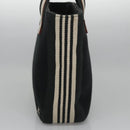 BURBERRY Tote Bag Canvas Black Auth ti2661-3