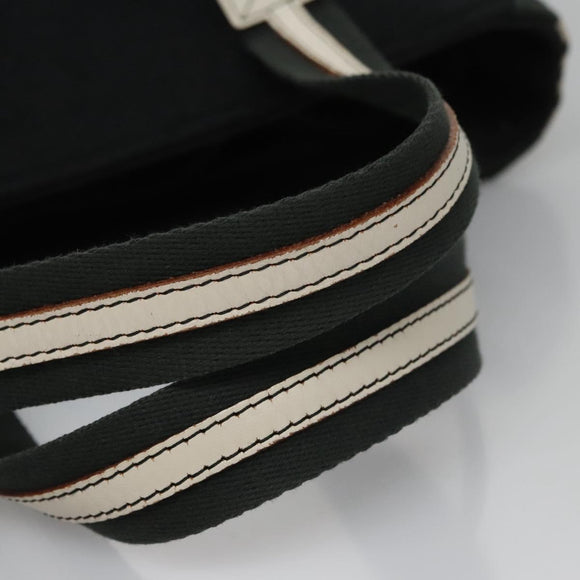 BURBERRY Tote Bag Canvas Black Auth ti2661