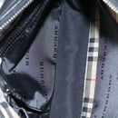 BURBERRY Clutch Bag Leather Black Auth ti2663-11