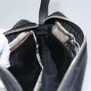 BURBERRY Clutch Bag Leather Black Auth ti2663-19