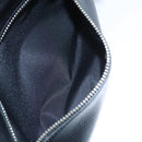 BURBERRY Clutch Bag Leather Black Auth ti2663-21