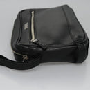 BURBERRY Clutch Bag Leather Black Auth ti2663-4