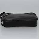 BURBERRY Clutch Bag Leather Black Auth ti2663-7