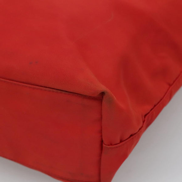 PRADA Tote Bag Nylon Red Auth ti2670