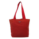 PRADA Tote Bag Nylon Red Auth ti2670-2