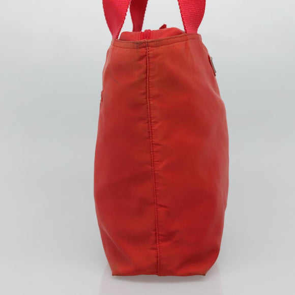 PRADA Tote Bag Nylon Red Auth ti2670