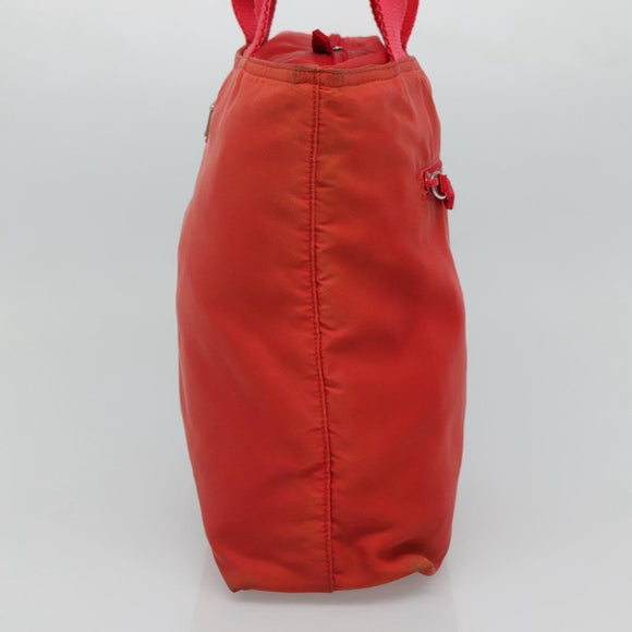 PRADA Tote Bag Nylon Red Auth ti2670