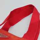 PRADA Tote Bag Nylon Red Auth ti2670-8