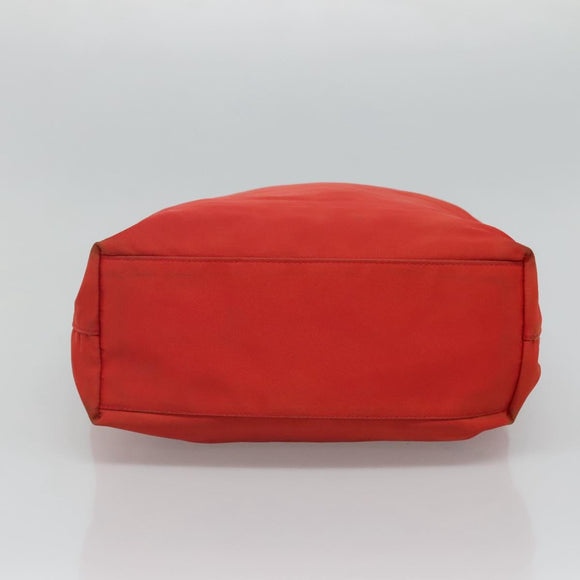 PRADA Tote Bag Nylon Red Auth ti2670