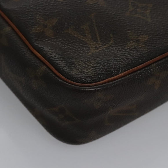 LOUIS VUITTON Monogram Compiegne 23 Clutch Bag M51847 LV Auth ti2689
