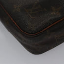 LOUIS VUITTON Monogram Compiegne 23 Clutch Bag M51847 LV Auth ti2689-11