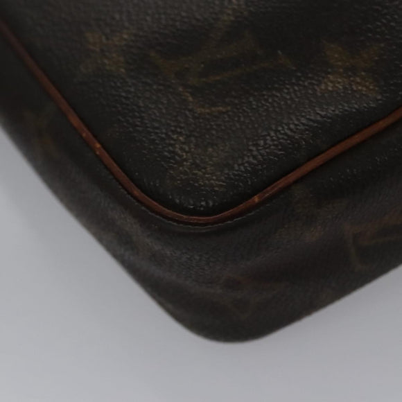 LOUIS VUITTON Monogram Compiegne 23 Clutch Bag M51847 LV Auth ti2689