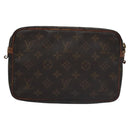 LOUIS VUITTON Monogram Compiegne 23 Clutch Bag M51847 LV Auth ti2689-3