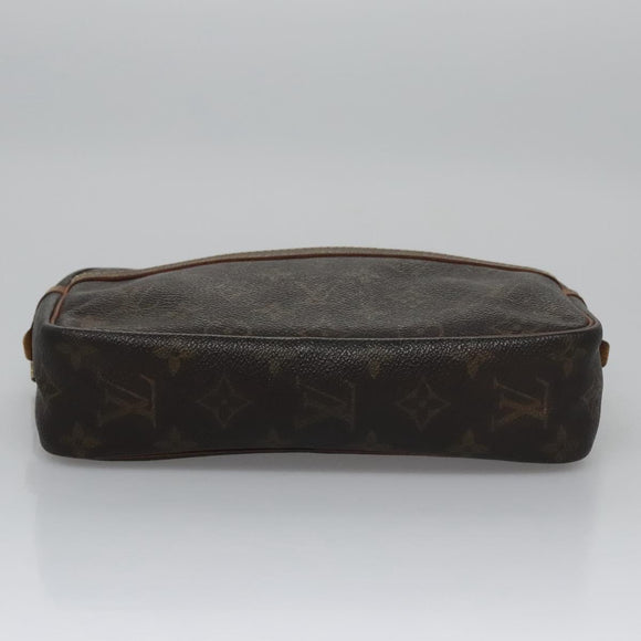 LOUIS VUITTON Monogram Compiegne 23 Clutch Bag M51847 LV Auth ti2689