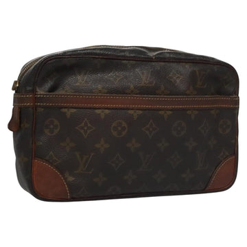 LOUIS VUITTON Monogram Compiegne 28 Clutch Bag M51845 LV Auth ti2690