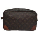 LOUIS VUITTON Monogram Compiegne 28 Clutch Bag M51845 LV Auth ti2690-2