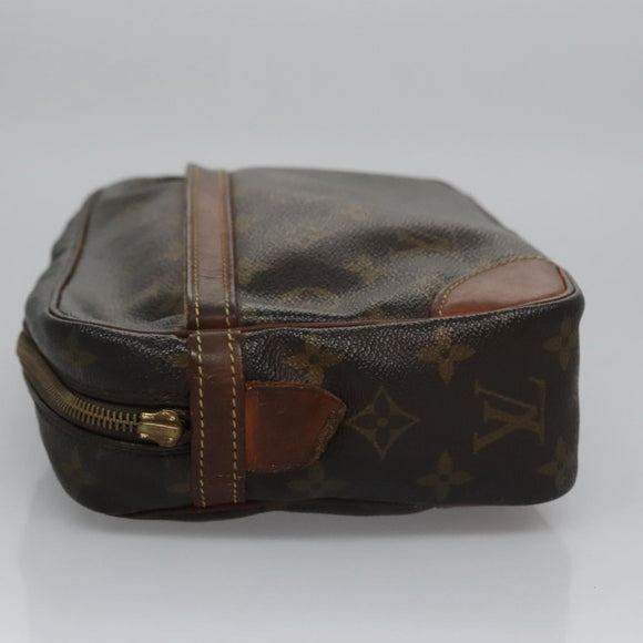 LOUIS VUITTON Monogram Compiegne 28 Clutch Bag M51845 LV Auth ti2690