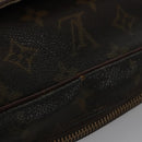 LOUIS VUITTON Monogram Compiegne 28 Clutch Bag M51845 LV Auth ti2690-6