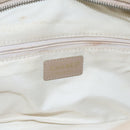 CHANEL New Travel line Hand Bag Nylon Beige CC Auth ti2693-16