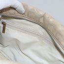 CHANEL New Travel line Hand Bag Nylon Beige CC Auth ti2693-18