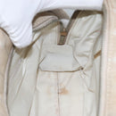 CHANEL New Travel line Hand Bag Nylon Beige CC Auth ti2693-20