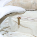 CHANEL New Travel line Hand Bag Nylon Beige CC Auth ti2693-22
