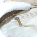 CHANEL New Travel line Hand Bag Nylon Beige CC Auth ti2693-25