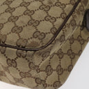 GUCCI GG Canvas Shoulder Bag Beige 122759 Auth ti2694-16