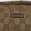 GUCCI GG Canvas Shoulder Bag Beige 122759 Auth ti2694-14