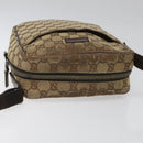 GUCCI GG Canvas Shoulder Bag Beige 122759 Auth ti2694-6