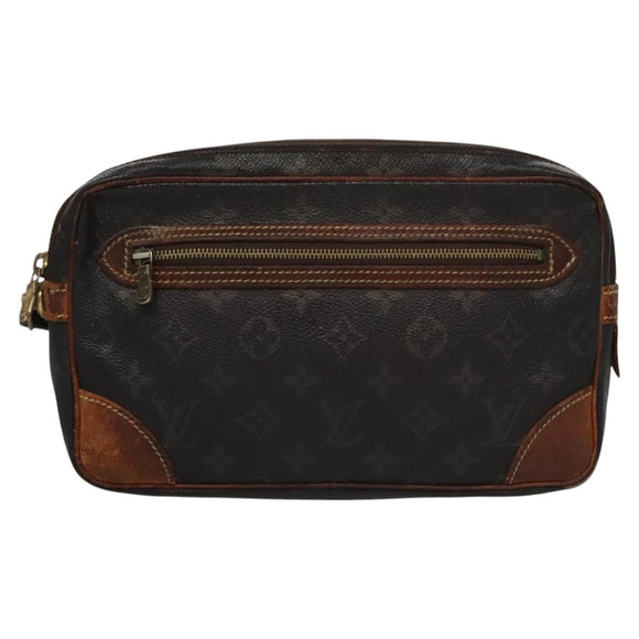 LOUIS VUITTON Monogram Marly Dragonne GM Clutch Bag M51825 LV Auth ti2704