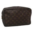 LOUIS VUITTON Monogram Trousse Toilette 28 Clutch Bag M47522 LV Auth ti2706-1
