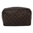 LOUIS VUITTON Monogram Trousse Toilette 28 Clutch Bag M47522 LV Auth ti2706-13