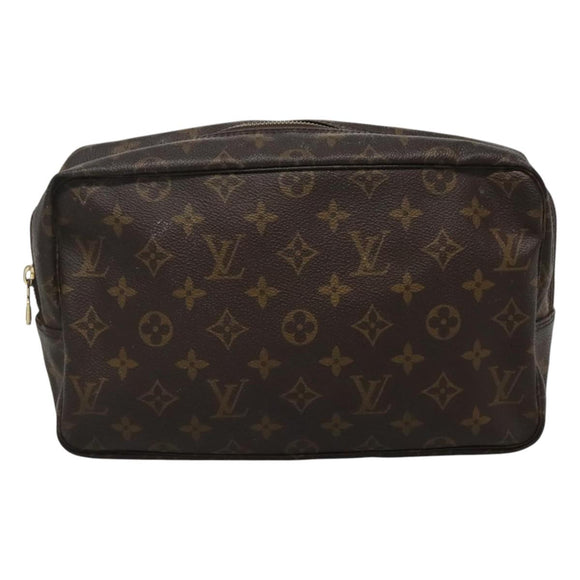 LOUIS VUITTON Monogram Trousse Toilette 28 Clutch Bag M47522 LV Auth ti2706