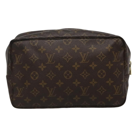 LOUIS VUITTON Monogram Trousse Toilette 28 Clutch Bag M47522 LV Auth ti2706
