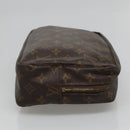 LOUIS VUITTON Monogram Trousse Toilette 28 Clutch Bag M47522 LV Auth ti2706-3