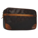 LOUIS VUITTON Monogram Compiegne 28 Clutch Bag M51845 LV Auth ti2707-1