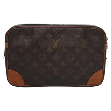 LOUIS VUITTON Monogram Compiegne 28 Clutch Bag M51845 LV Auth ti2707 - 0