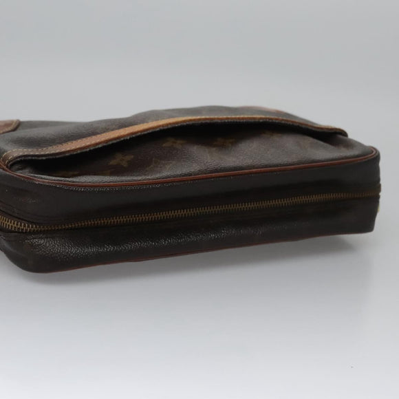 LOUIS VUITTON Monogram Compiegne 28 Clutch Bag M51845 LV Auth ti2707