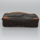 LOUIS VUITTON Monogram Compiegne 28 Clutch Bag M51845 LV Auth ti2707-6