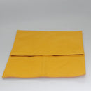 HERMES Clutch Bag Canvas Yellow Auth ti2709-8