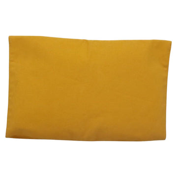 HERMES Clutch Bag Canvas Yellow Auth ti2709 - 0